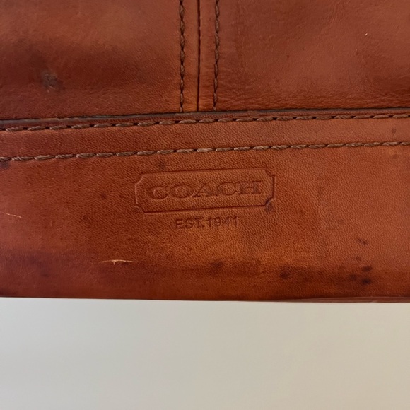 Vintage Coach Legacy Gigi brown leather large tote - Picture 4 of 7